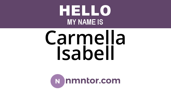 Carmella Isabell