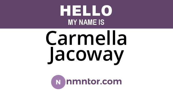 Carmella Jacoway