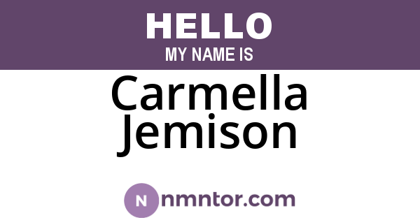 Carmella Jemison