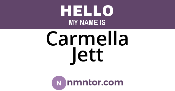 Carmella Jett