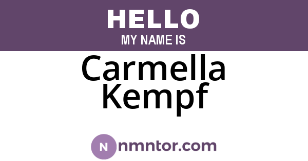 Carmella Kempf