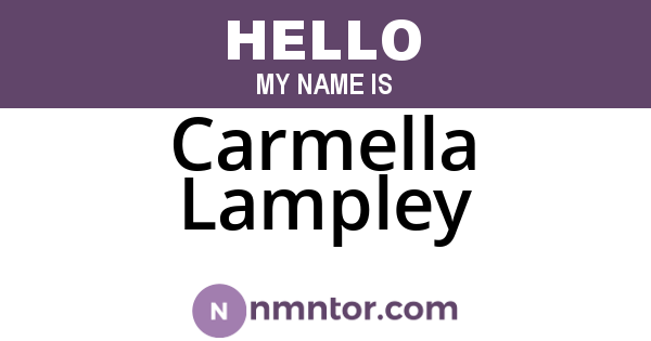 Carmella Lampley
