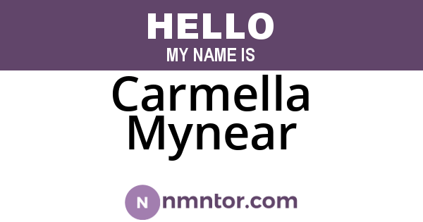 Carmella Mynear