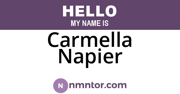 Carmella Napier