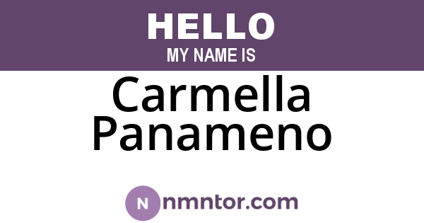 Carmella Panameno
