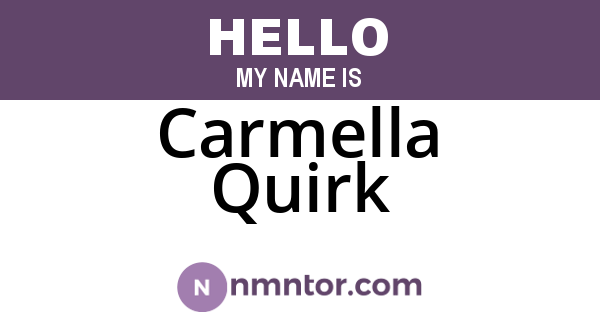 Carmella Quirk