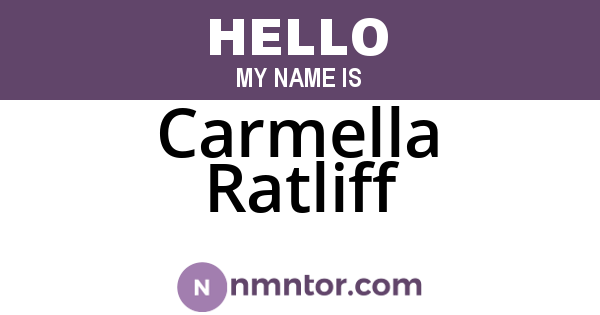 Carmella Ratliff