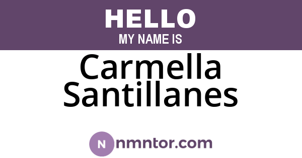 Carmella Santillanes