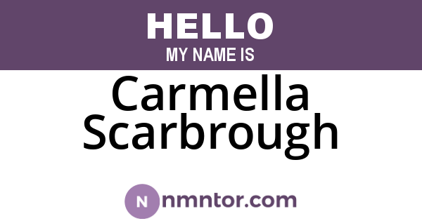 Carmella Scarbrough