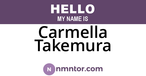 Carmella Takemura