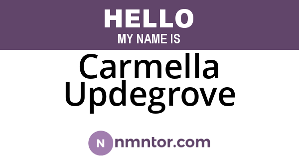 Carmella Updegrove