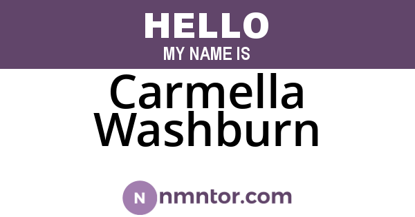 Carmella Washburn