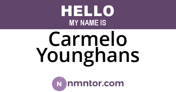 Carmelo Younghans