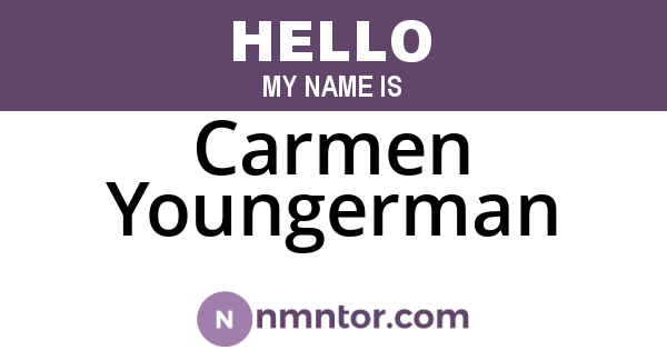Carmen Youngerman