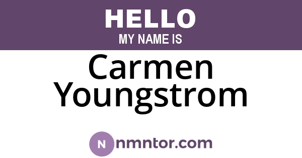 Carmen Youngstrom