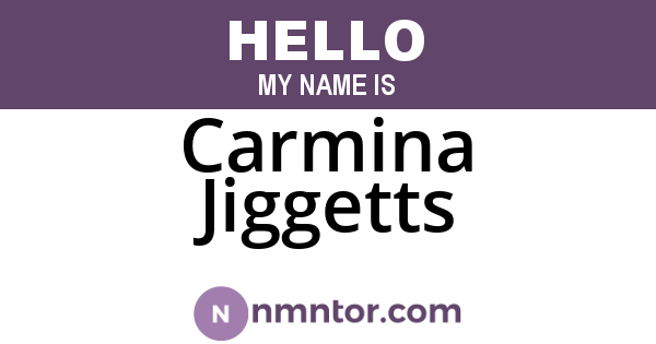 Carmina Jiggetts