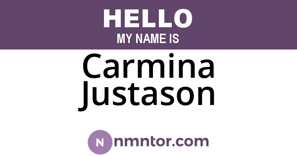 Carmina Justason