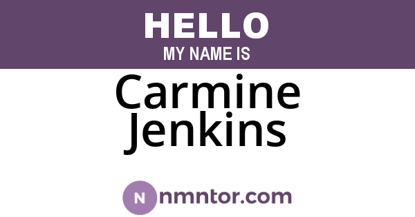 Carmine Jenkins
