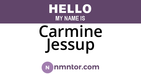 Carmine Jessup