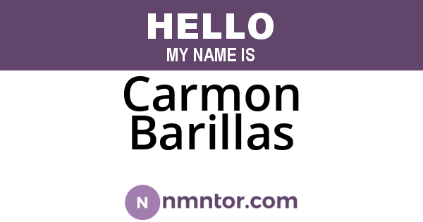 Carmon Barillas