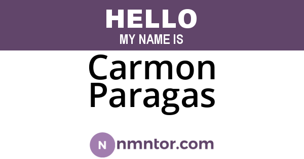 Carmon Paragas