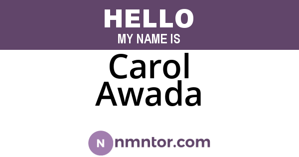 Carol Awada