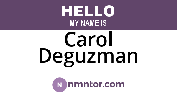 Carol Deguzman