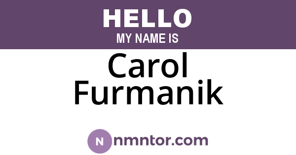 Carol Furmanik