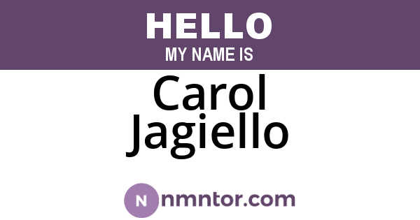 Carol Jagiello