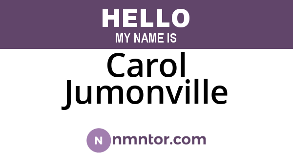 Carol Jumonville