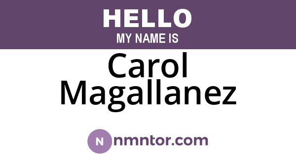 Carol Magallanez