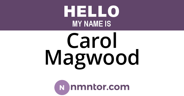 Carol Magwood