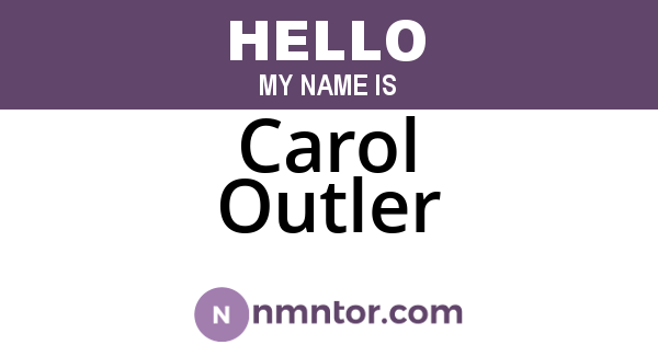 Carol Outler