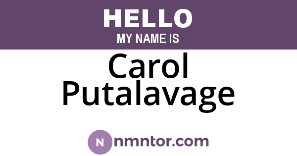 Carol Putalavage