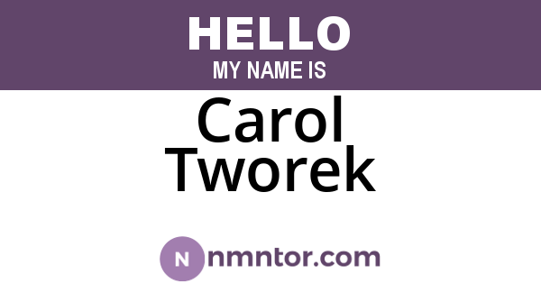 Carol Tworek