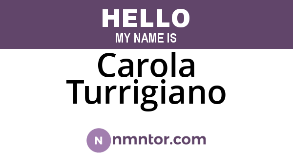 Carola Turrigiano