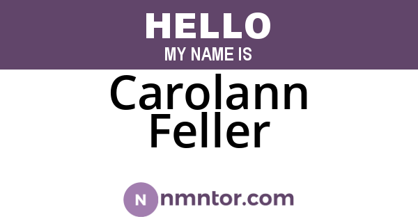 Carolann Feller