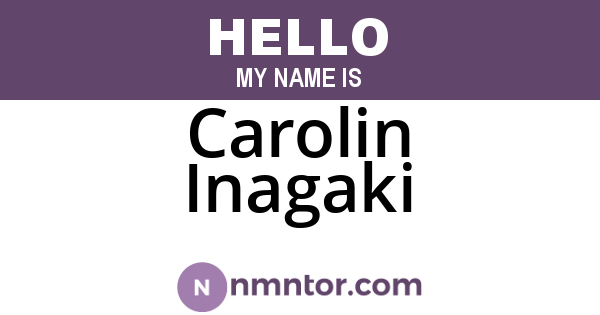 Carolin Inagaki