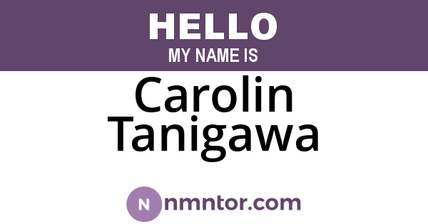Carolin Tanigawa