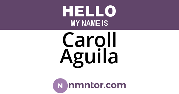 Caroll Aguila