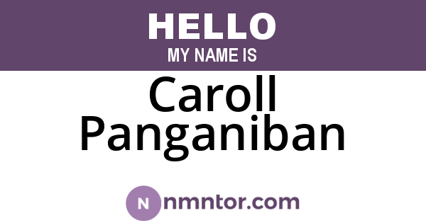 Caroll Panganiban