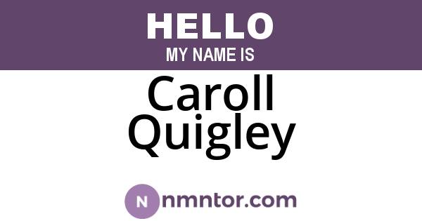 Caroll Quigley