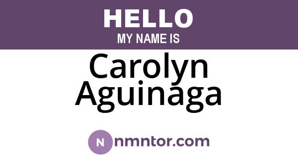 Carolyn Aguinaga