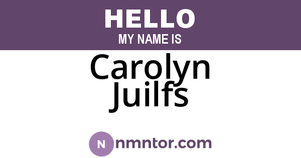 Carolyn Juilfs