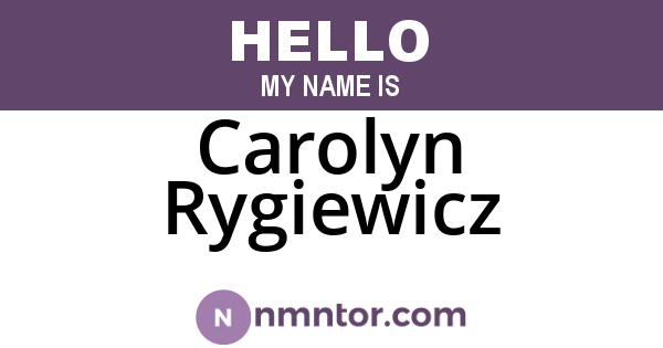Carolyn Rygiewicz