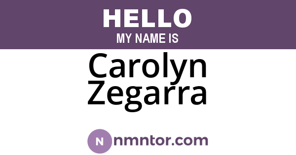Carolyn Zegarra