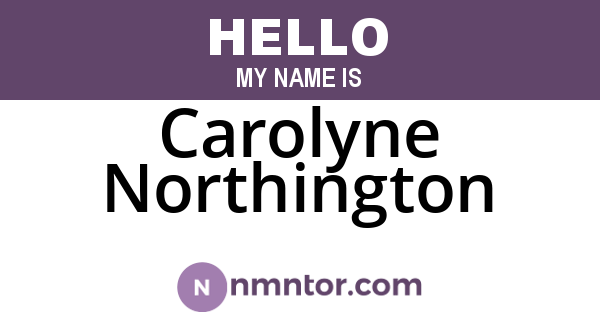 Carolyne Northington