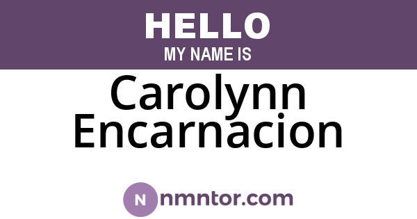Carolynn Encarnacion