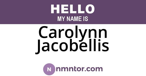 Carolynn Jacobellis
