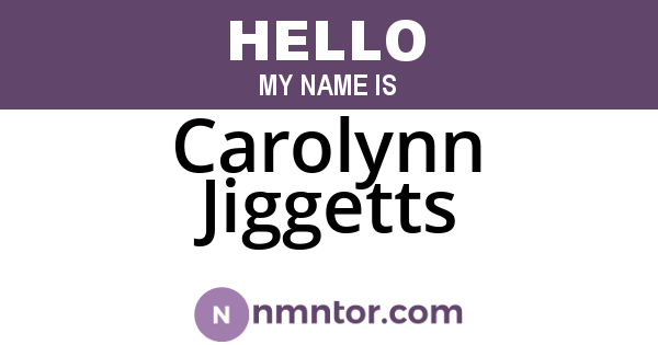 Carolynn Jiggetts